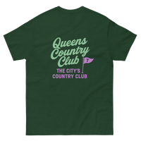 Queens CC “City’s Country Club” Tee – product view 10, Queens golf apparel by Queens Country Club