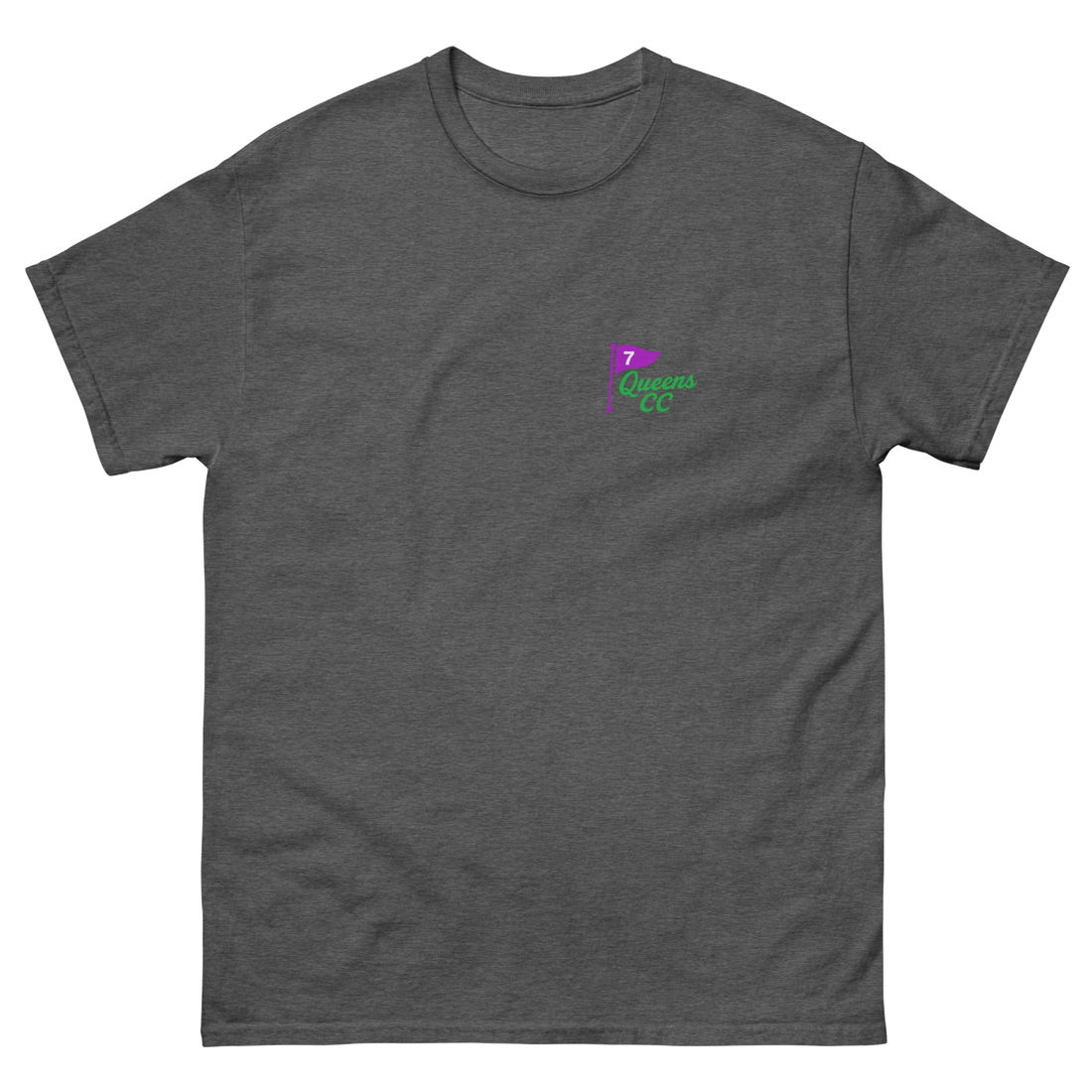 Queens CC “City’s Country Club” Tee – product view 11, Queens golf apparel by Queens Country Club
