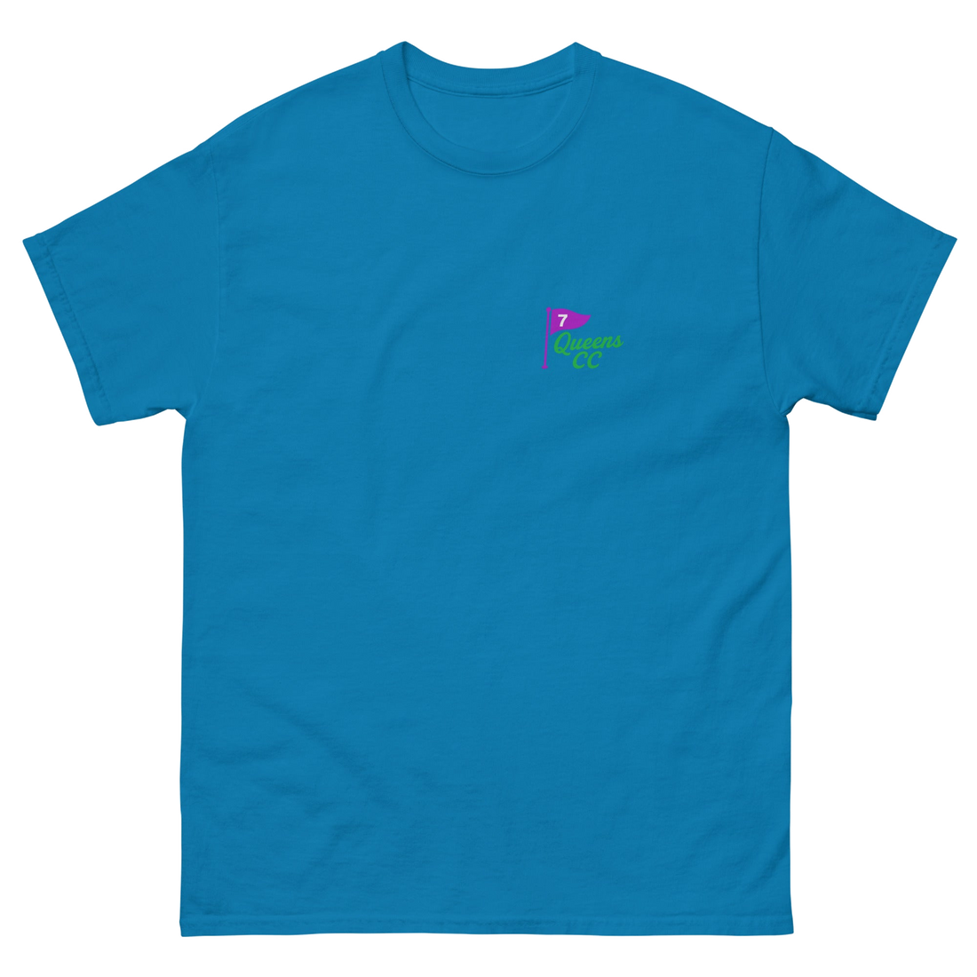Queens CC “City’s Country Club” Tee – product view 13, Queens golf apparel by Queens Country Club