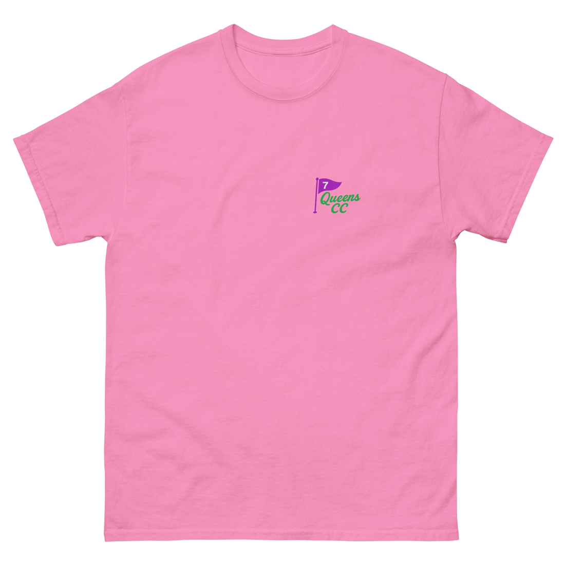 Queens CC “City’s Country Club” Tee – product view 15, Queens golf apparel by Queens Country Club
