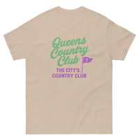 Queens CC “City’s Country Club” Tee – product view 18, Queens golf apparel by Queens Country Club