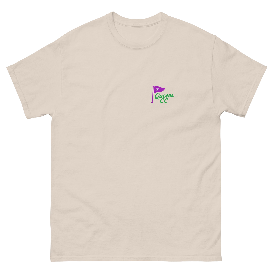 Queens CC “City’s Country Club” Tee – product view 19, Queens golf apparel by Queens Country Club