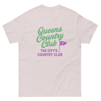 Queens CC “City’s Country Club” Tee – product view 24, Queens golf apparel by Queens Country Club