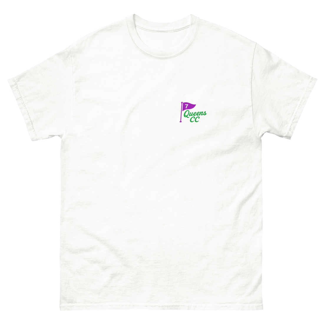 Queens CC “City’s Country Club” Tee – product view 27, Queens golf apparel by Queens Country Club