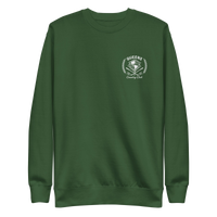 Queens Unisphere Golf Ball Tee Sweatshirts Forest Green | Queens Country Club