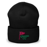 No.7 QCC Beanie in Black | Queens Country Club
