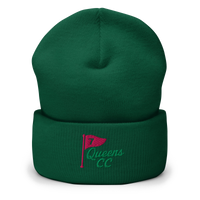 No.7 QCC Beanie in Green | Queens Country Club