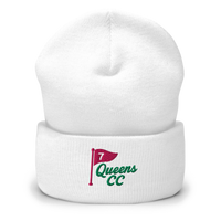 No.7 QCC Beanie in white | Queens Country Club