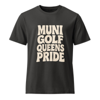 Golf Queens Pride T-shirt from Queens Country Club inspired by NYC municipal golf culture.