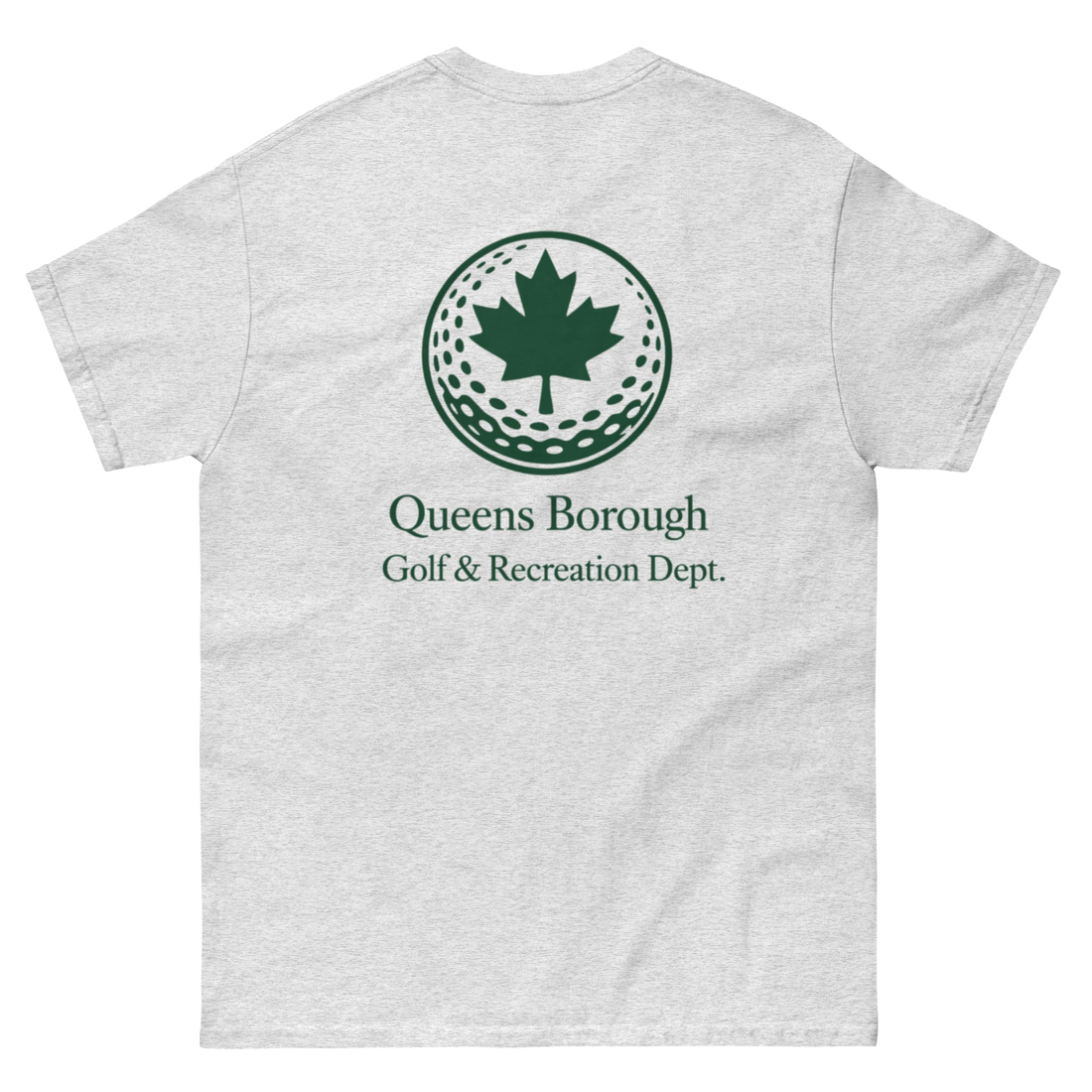 Queens Golf Dept. Tee - Green — back view | Queens Country Club