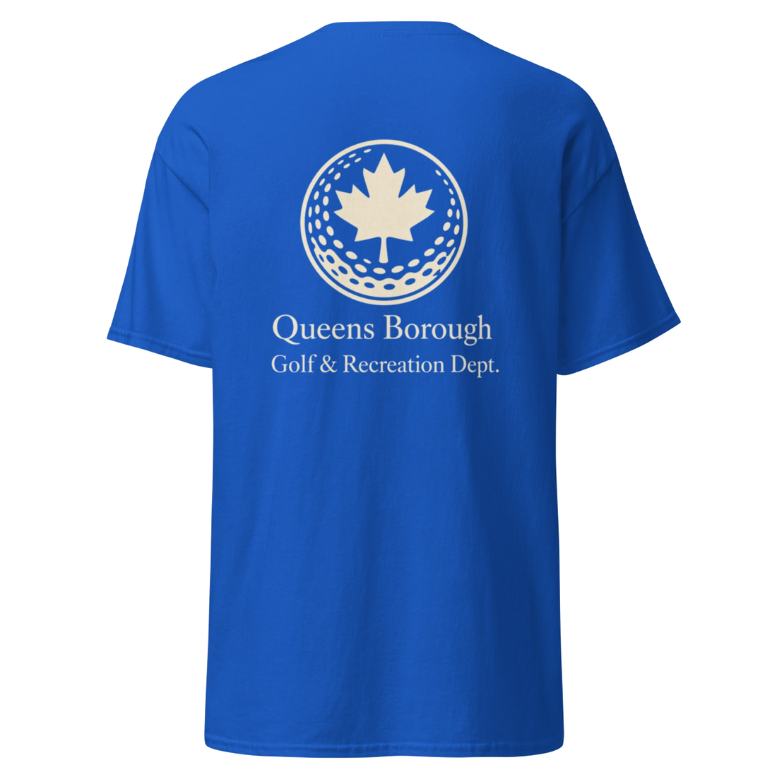 Queens Golf Dept. Tee — back view | Queens Country Club