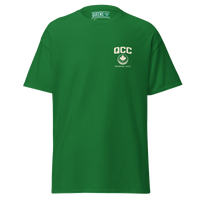 Queens Golf Dept. Tee in Green — front view | Queens Country Club