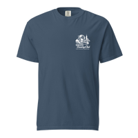 'Queens Country Club' logo on the front and back. Queens Unisphere Golf Tee