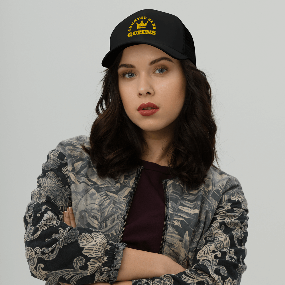 Queens CC Crown Trucker Cap - Queens Country Club