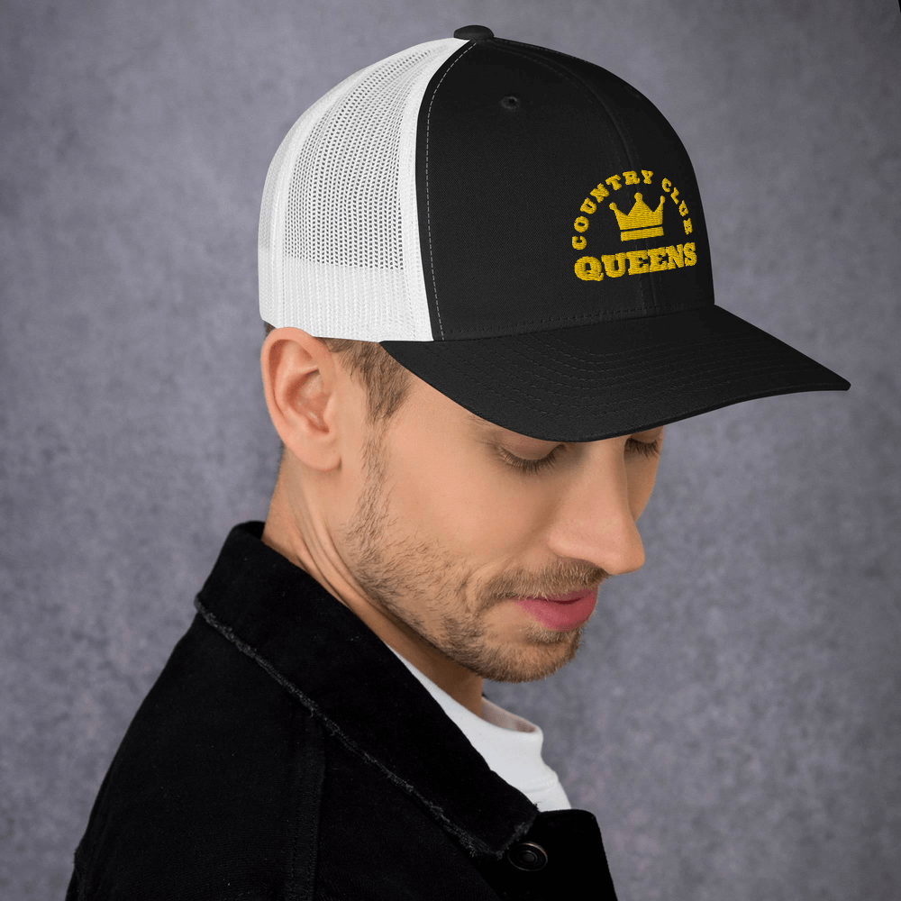 Queens CC Crown Trucker Cap - Queens Country Club