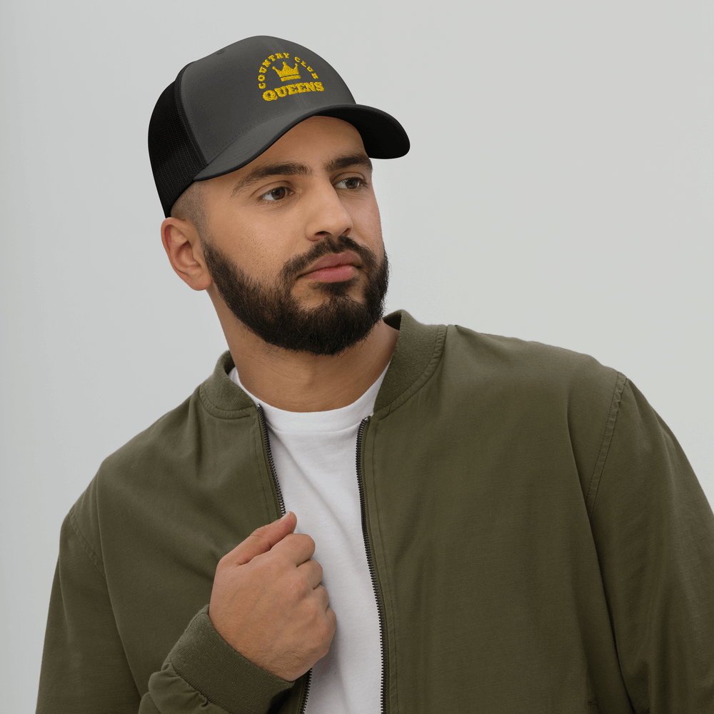 Queens CC Crown Trucker Cap - Queens Country Club