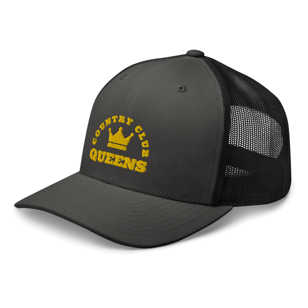 Queens CC Crown Trucker Cap - Queens Country Club