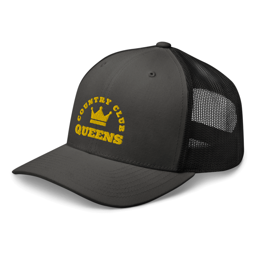 Queens CC Crown Trucker Cap - Queens Country Club