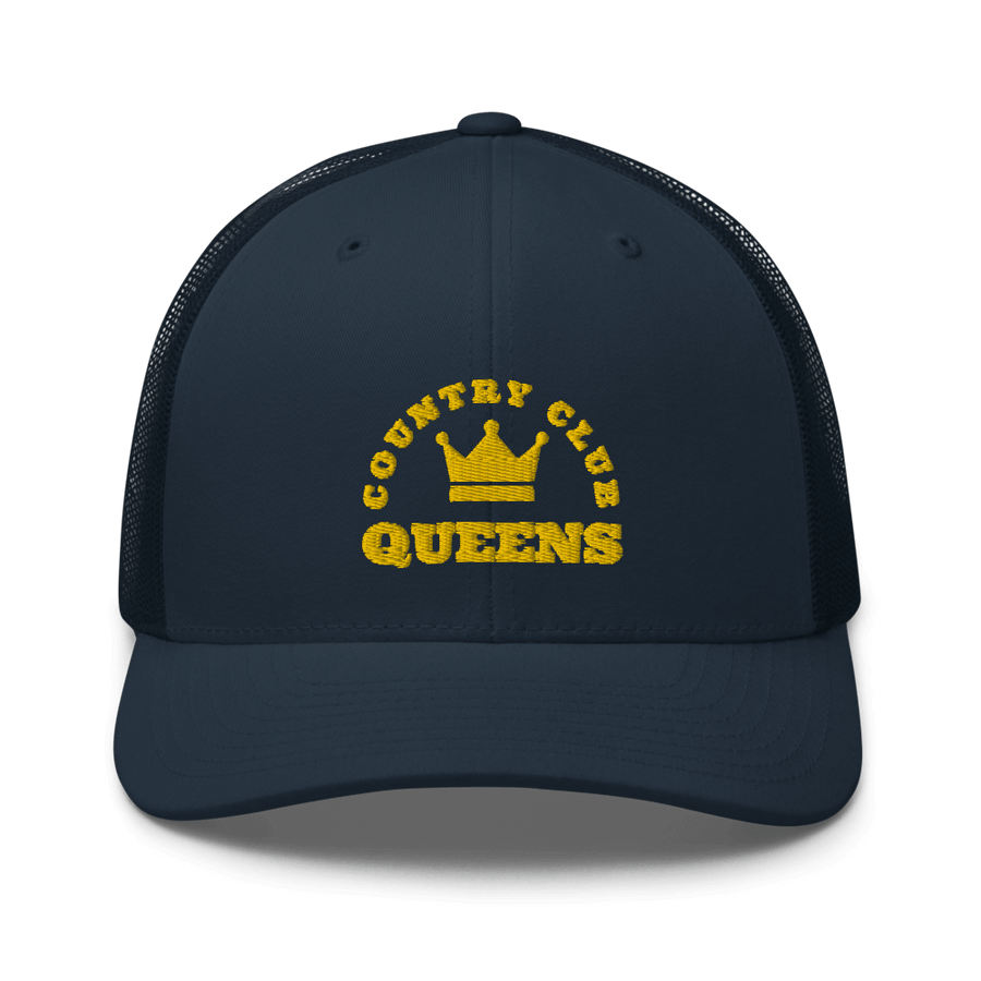 Queens CC Crown Trucker Cap - Queens Country Club
