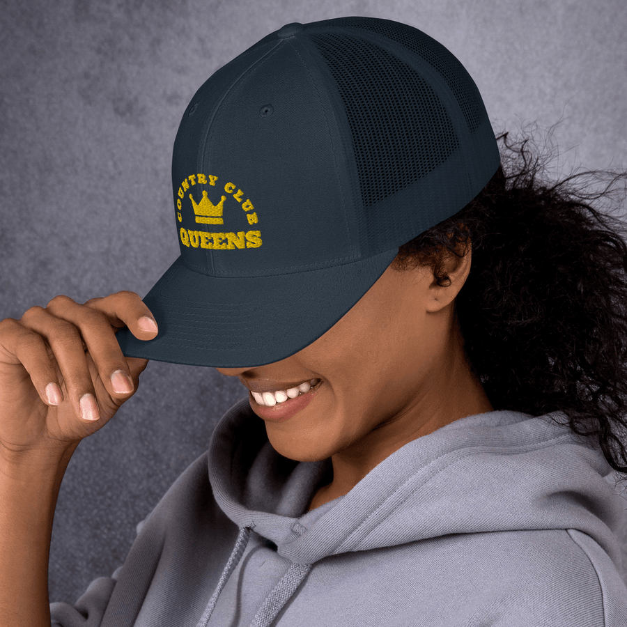 Queens CC Crown Trucker Cap - Queens Country Club
