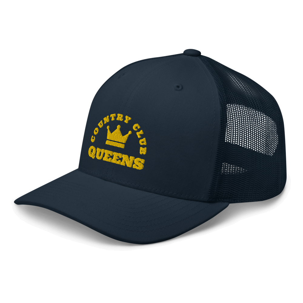 Queens CC Crown Trucker Cap - Queens Country Club