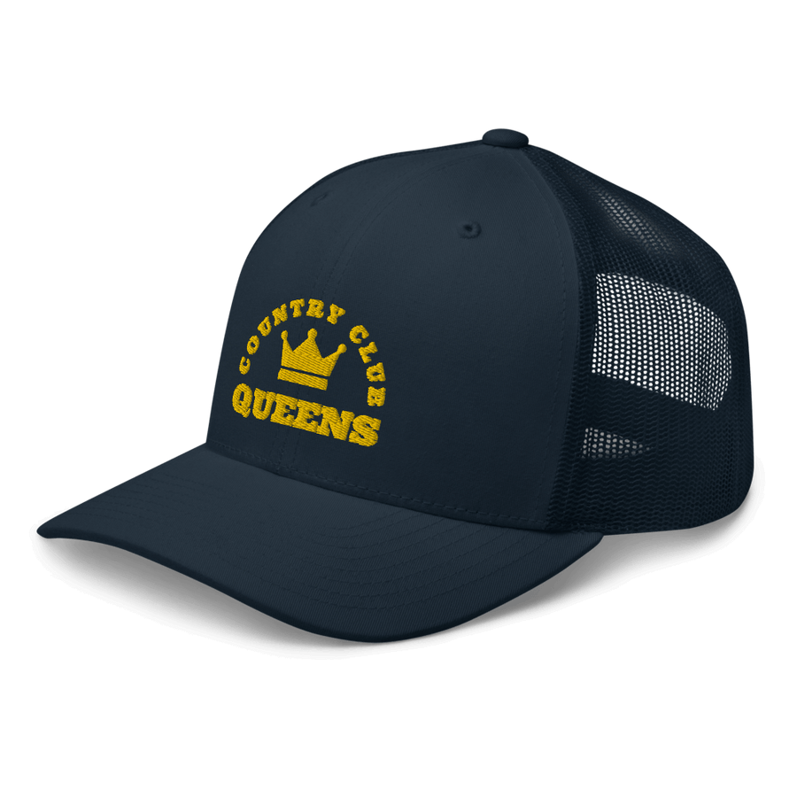 Queens CC Crown Trucker Cap - Queens Country Club