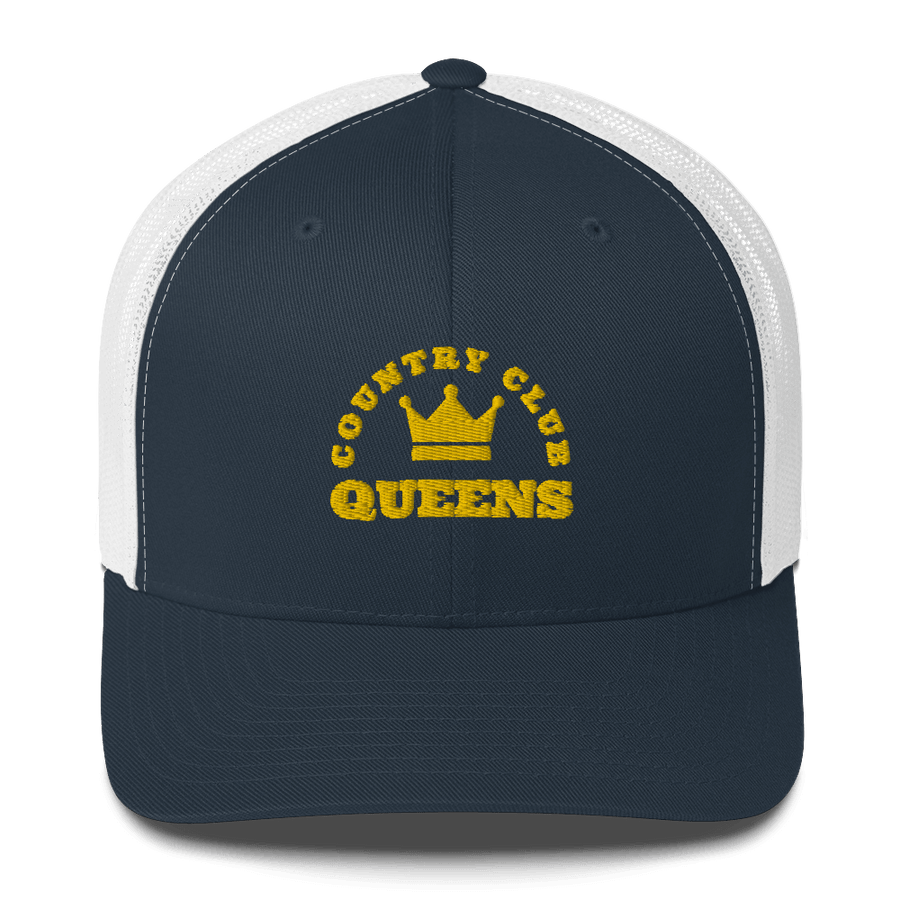 Queens CC Crown Trucker Cap - Queens Country Club