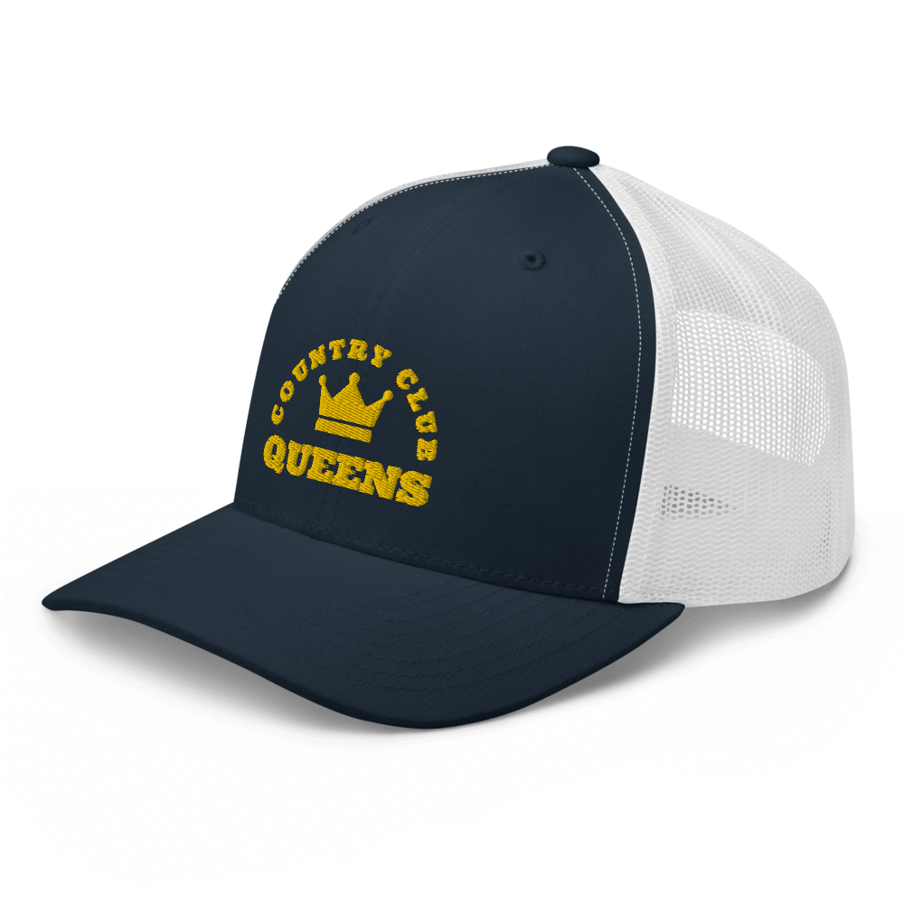 Queens CC Crown Trucker Cap - Queens Country Club