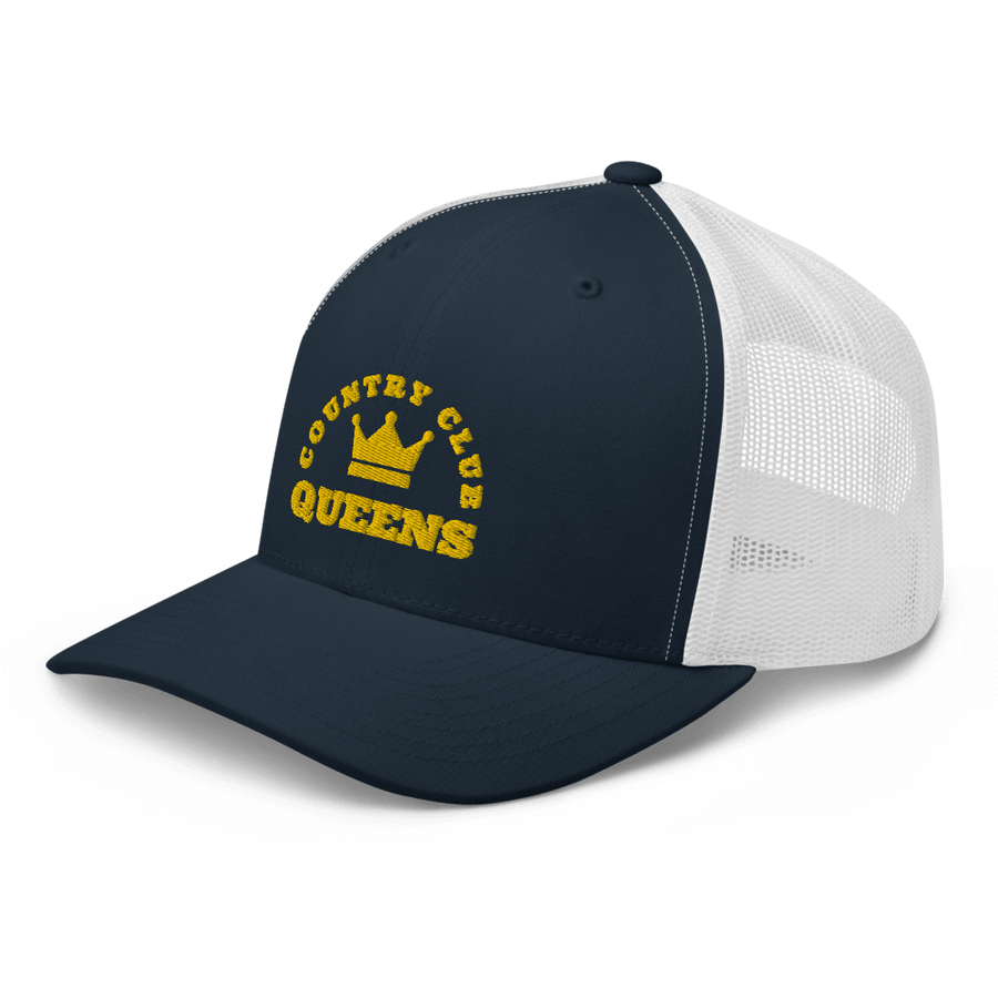 Queens CC Crown Trucker Cap - Queens Country Club