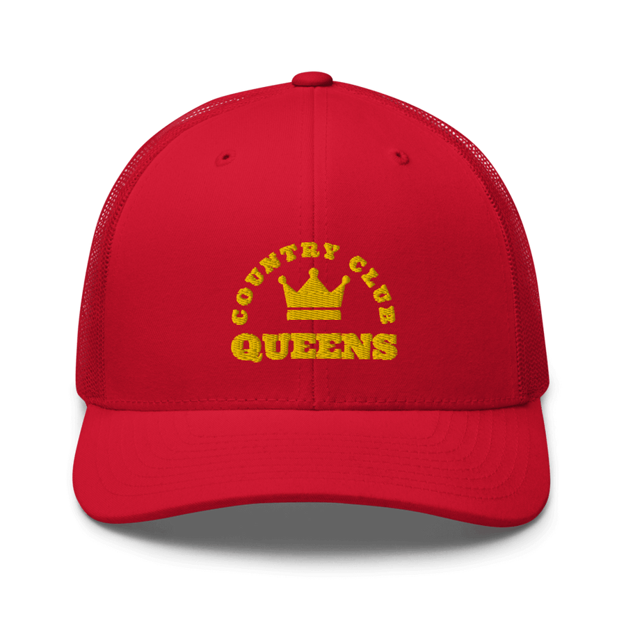 Queens CC Crown Trucker Cap - Queens Country Club
