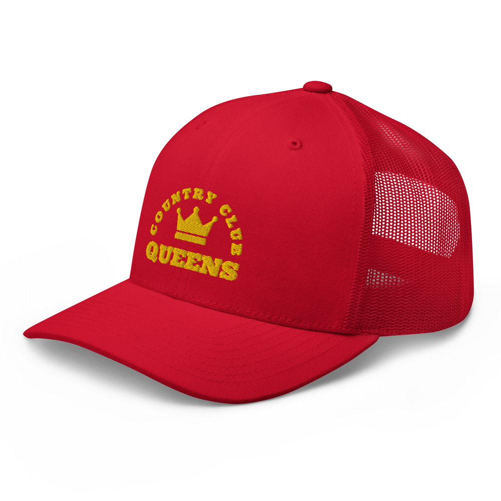 Queens CC Crown Trucker Cap - Queens Country Club