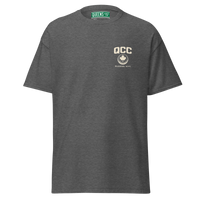 Queens Golf Dept. Tee – front view, Queens golf apparel by Queens Country Club