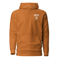 Queens Golf Dept. Hoodie – front view, Queens golf apparel by Queens Country Club