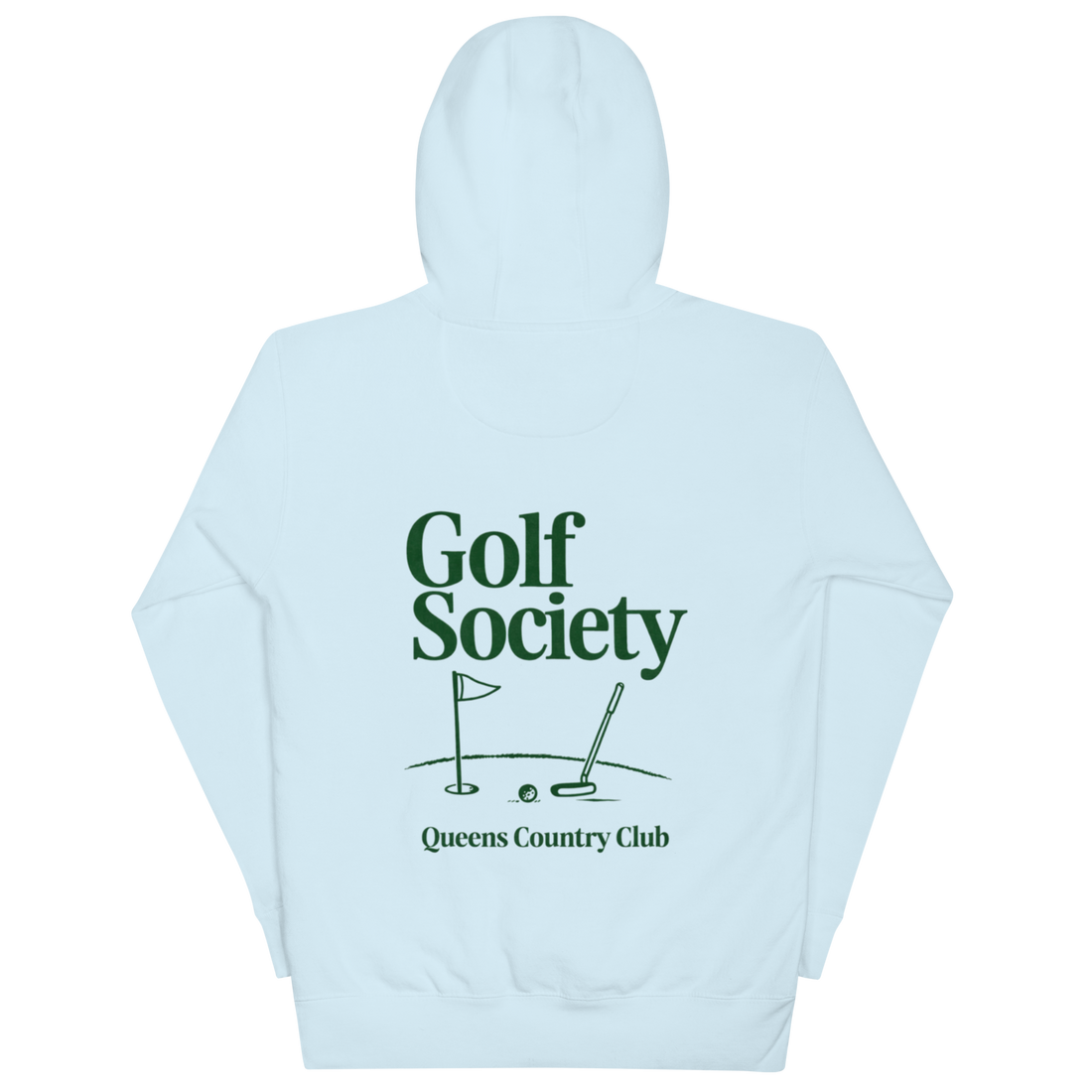 Golf Society Hoodie — Light & Neutral Colors | Queens Country Club — product image 9