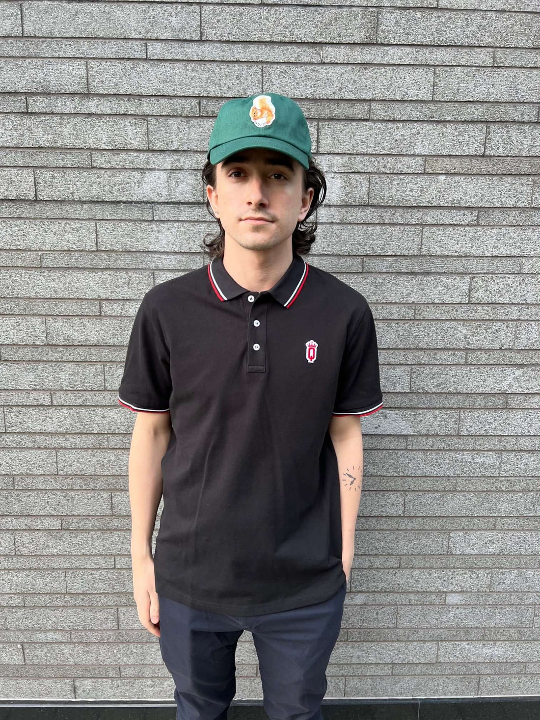 Men's Crown Q Logo Polo Shirts - Queens Country Club