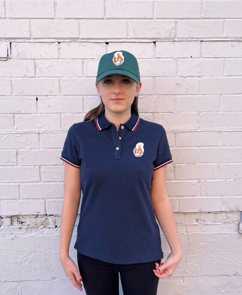 Women's Squirrel Logo Polo Shirts - Queens Country Club