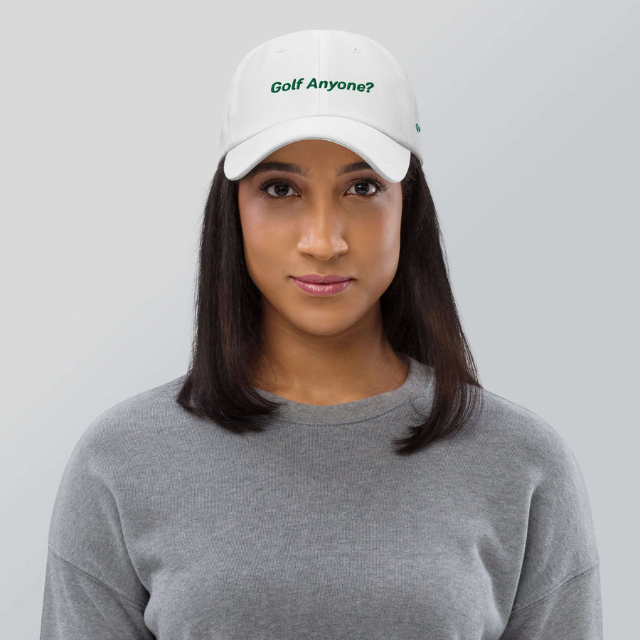 "Golf Anyone?" Dad hat - Queens Country Club