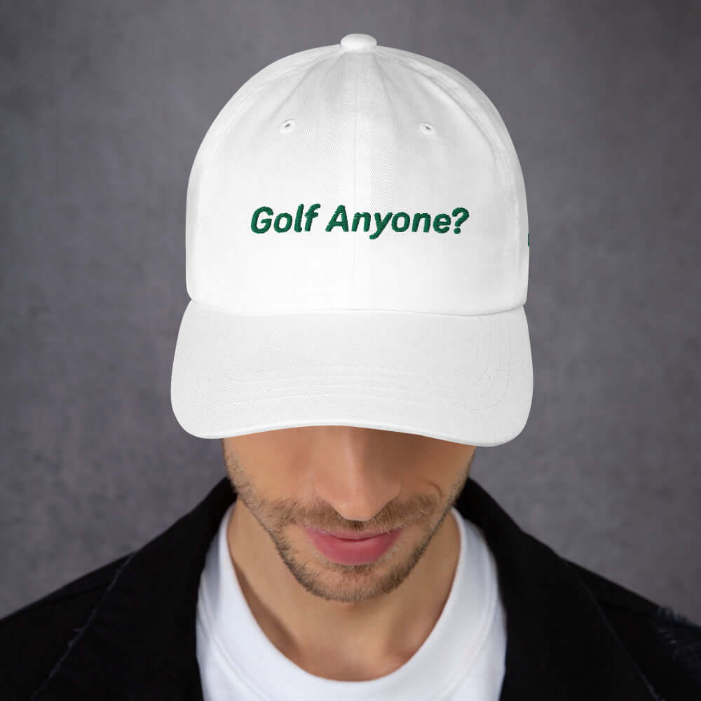 "Golf Anyone?" Dad hat - Queens Country Club