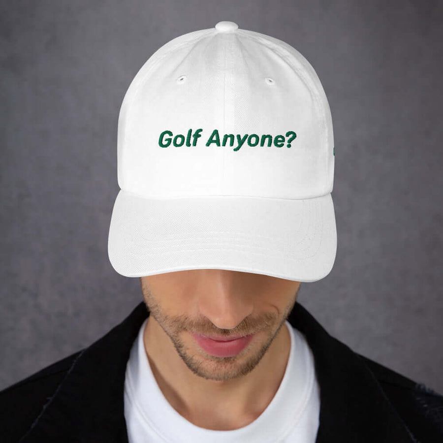 "Golf Anyone?" Dad hat - Queens Country Club