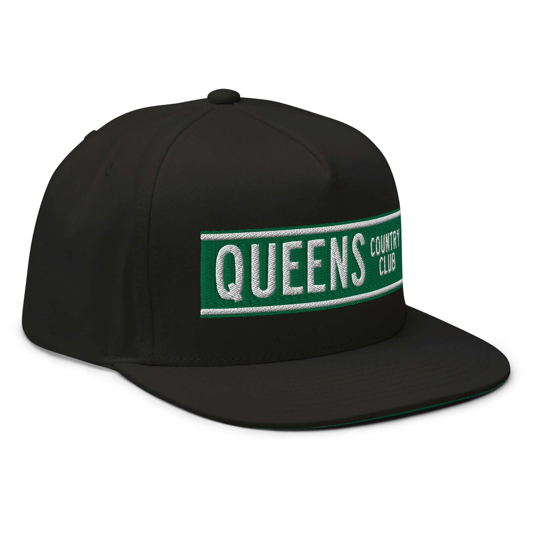 Queens CC Street Sign Flat Bill Cap - Queens Country Club