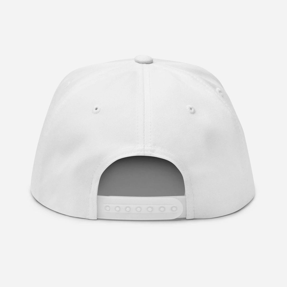 Queens Country Club with Squirrel Embroidery Flat Bill Cap - Queens Country Club