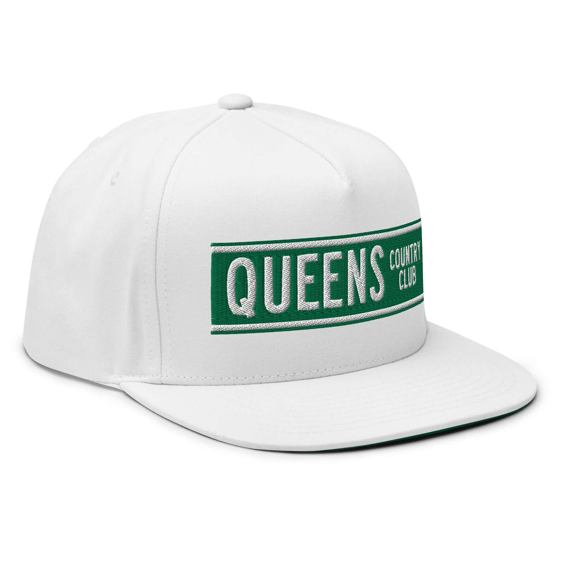 Queens CC Street Sign Flat Bill Cap - Queens Country Club