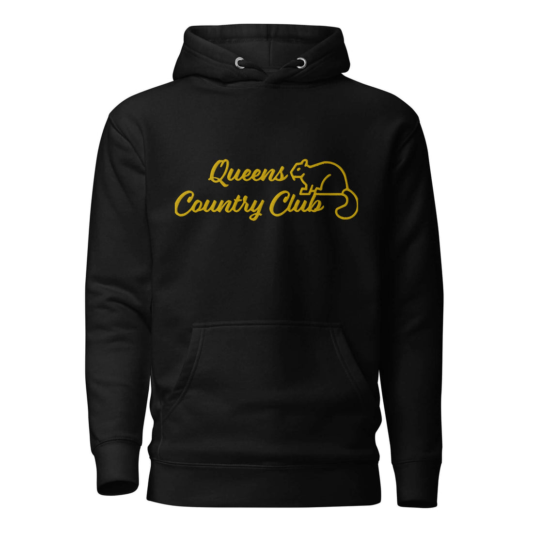 Men's Queens Country Club Embroidery Hoodie - Queens Country Club
